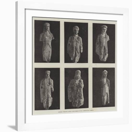 Archaic Statues Lately Discovered on the Acropolis of Athens-null-Framed Giclee Print