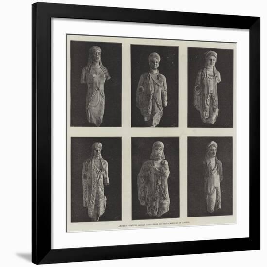 Archaic Statues Lately Discovered on the Acropolis of Athens-null-Framed Giclee Print