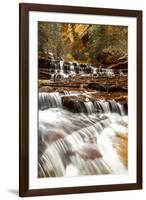 Archangel Falls Lies Near the Subway in Zion National Park, Utah-Clint Losee-Framed Photographic Print