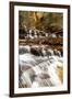 Archangel Falls Lies Near the Subway in Zion National Park, Utah-Clint Losee-Framed Photographic Print