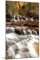 Archangel Falls Lies Near the Subway in Zion National Park, Utah-Clint Losee-Mounted Photographic Print