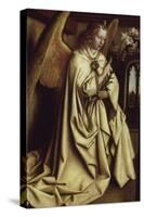 Archangel Gabriel, Ghent Altarpiece-Jan van Eyck-Stretched Canvas