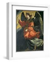 Archangel Gabriel of the Annunciation-Lucrina Fetti-Framed Premium Giclee Print