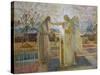 Archangel Gabriel Strike Zacharias Dumb, End 1840S-Alexander Andreyevich Ivanov-Stretched Canvas