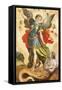 Archangel Kills Lucifer, 1587-null-Framed Stretched Canvas