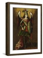 Archangel Michael, Anonymous Cuzco School, 18th Century-Jose Agustin Arrieta-Framed Giclee Print