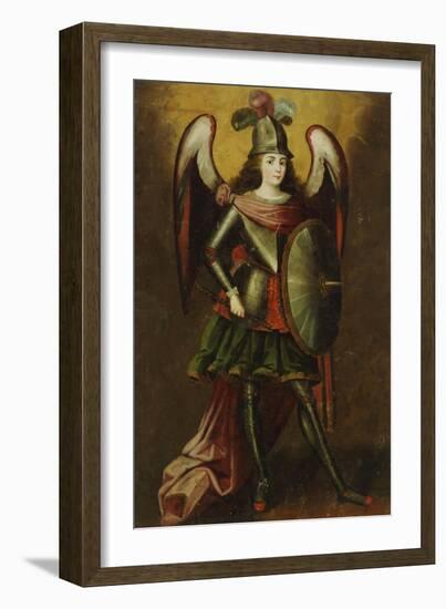 Archangel Michael, Anonymous Cuzco School, 18th Century-Jose Agustin Arrieta-Framed Giclee Print