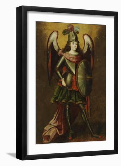 Archangel Michael, Anonymous Cuzco School, 18th Century-Jose Agustin Arrieta-Framed Giclee Print