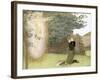 Archangel Michael appears to Joan of Arc-Louis Maurice Boutet De Monvel-Framed Giclee Print