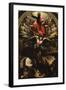 Archangel Michael Chasing Rebel Angels-Domenico Beccafumi-Framed Giclee Print