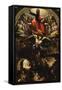 Archangel Michael Chasing Rebel Angels-Domenico Beccafumi-Framed Stretched Canvas