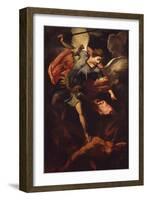 Archangel Michael Defeating Lucifer-Panfilo Nuvolone-Framed Art Print