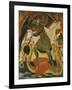 Archangel Michael Fighting the Dragon-Ambrogio Lorenzetti-Framed Giclee Print