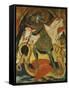 Archangel Michael Fighting the Dragon-Ambrogio Lorenzetti-Framed Stretched Canvas