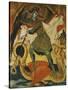 Archangel Michael Fighting the Dragon-Ambrogio Lorenzetti-Stretched Canvas