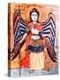 Archangel Michael Holding the Scales of Judgement-null-Stretched Canvas