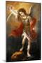 Archangel Michael hurls the devil into the abyss. Around 1665/68-Bartolome Esteban Murillo-Mounted Premium Giclee Print