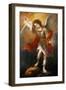 Archangel Michael hurls the devil into the abyss. Around 1665/68-Bartolome Esteban Murillo-Framed Giclee Print