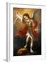 Archangel Michael hurls the devil into the abyss. Around 1665/68-Bartolome Esteban Murillo-Framed Giclee Print