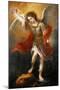 Archangel Michael hurls the devil into the abyss. Around 1665/68-Bartolome Esteban Murillo-Mounted Giclee Print