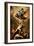 Archangel Michael Overthrows the Rebel Angel, circa 1660-65-Luca Giordano-Framed Giclee Print