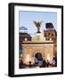 Archangel Michael Statue in Maidan Nezalezhnosti, Kiev, Ukraine, Europe-Christian Kober-Framed Photographic Print