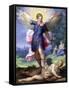 Archangel Michael Tramples the Devil-Hans Johann Rottenhammer-Framed Stretched Canvas