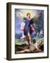 Archangel Michael Tramples the Devil-Hans Johann Rottenhammer-Framed Art Print