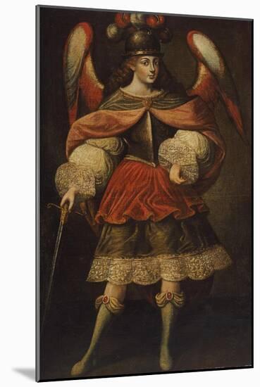 Archangel Miguel, 18th Century-Jose Agustin Arrieta-Mounted Giclee Print