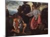 Archangel Raphael and Tobias (Tobias and the Angel)-Giovanni Girolamo-Mounted Giclee Print