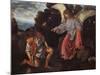 Archangel Raphael and Tobias (Tobias and the Angel)-Giovanni Girolamo-Mounted Giclee Print