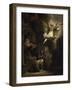 Archangel Raphael Leaving the Family of Tobias-Rembrandt van Rijn-Framed Giclee Print