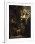 Archangel Raphael Leaving the Family of Tobias-Rembrandt van Rijn-Framed Giclee Print