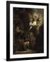 Archangel Raphael Leaving the Family of Tobias-Rembrandt van Rijn-Framed Giclee Print