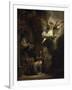 Archangel Raphael Leaving the Family of Tobias-Rembrandt van Rijn-Framed Giclee Print