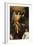 Archangel Raphael with Bishop Domonte, 17th Century-Bartolomé Esteban Murillo-Framed Giclee Print