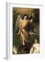 Archangel Raphael with Bishop Domonte-Bartolome Esteban Murillo-Framed Giclee Print