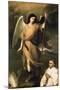 Archangel Raphael with Bishop Domonte-Bartolome Esteban Murillo-Mounted Giclee Print