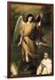 Archangel Raphael with Bishop Domonte-Bartolome Esteban Murillo-Framed Giclee Print