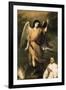Archangel Raphael with Bishop Domonte-Bartolome Esteban Murillo-Framed Premium Giclee Print