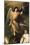 Archangel Raphael with Bishop Domonte-Bartolome Esteban Murillo-Mounted Premium Giclee Print