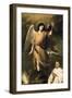 Archangel Raphael with Bishop Domonte-Bartolome Esteban Murillo-Framed Giclee Print