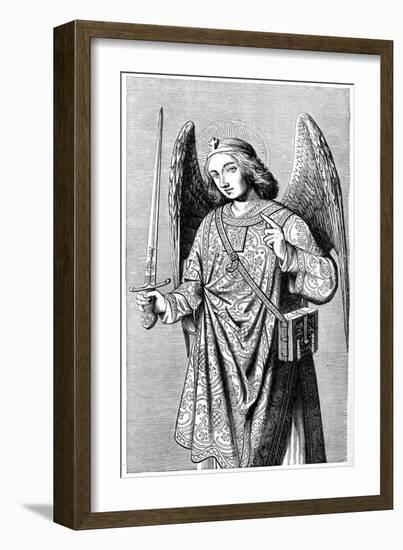Archangel St Michael-null-Framed Premium Giclee Print