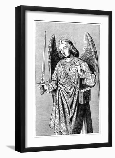 Archangel St Michael-null-Framed Premium Giclee Print