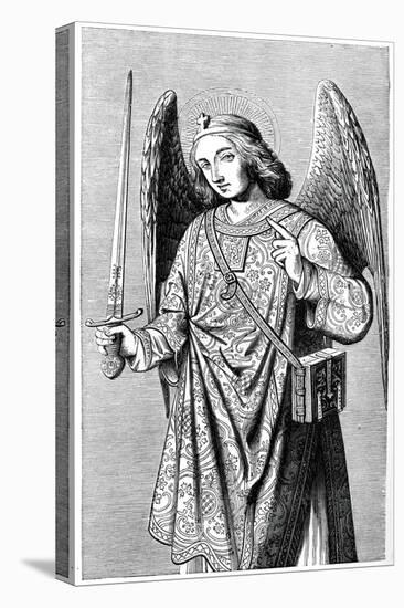 Archangel St Michael-null-Stretched Canvas