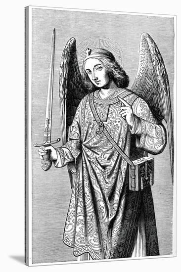 Archangel St Michael-null-Stretched Canvas