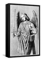 Archangel St Michael-null-Framed Stretched Canvas