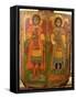 Archangels Michael and Gabriel, Byzantine Icon, Early Period, 10th-11th Century-null-Framed Stretched Canvas