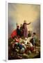 Archbishop Affre on the Barricades, 1848-Joseph Felon-Framed Giclee Print