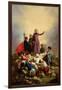 Archbishop Affre on the Barricades, 1848-Joseph Felon-Framed Giclee Print